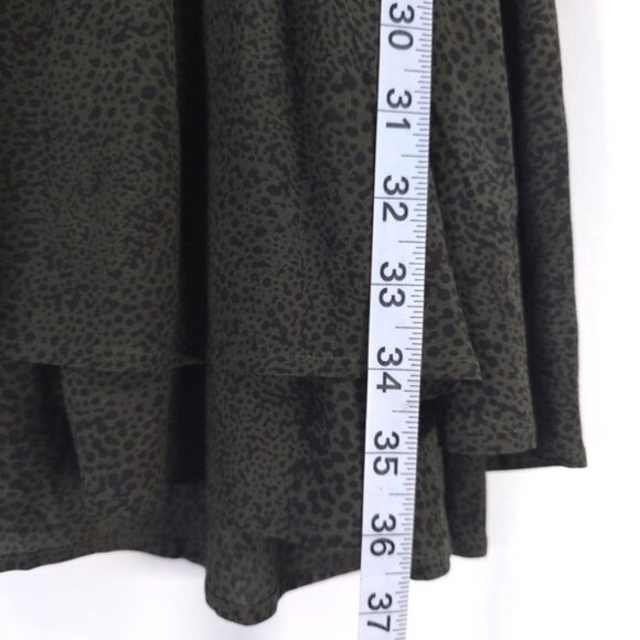 NWT Rails JASMINE OLIVE SPECKLED Smocked Waist Mini Fall Dress Size MEDIUM - Picture 5 of 16